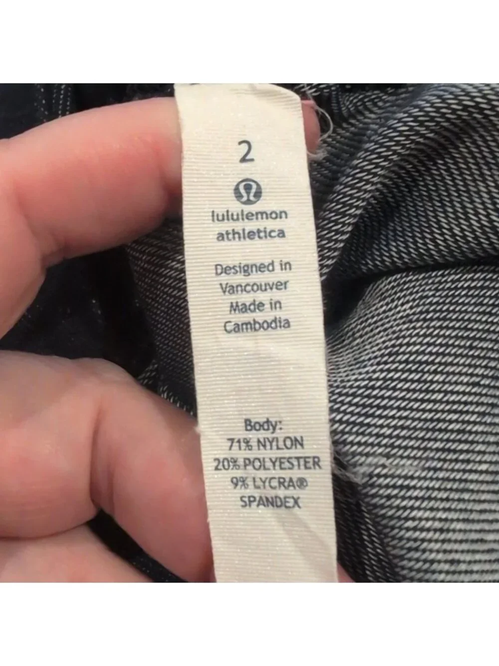 Lululemon Wunder Under Pant (Roll Down) Inkwell